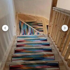 Colorful Stair Treads (8.5" x 27.5")